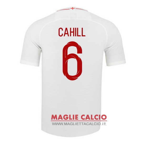 nuova maglietta inghilterra 2018 cahill 6 prima